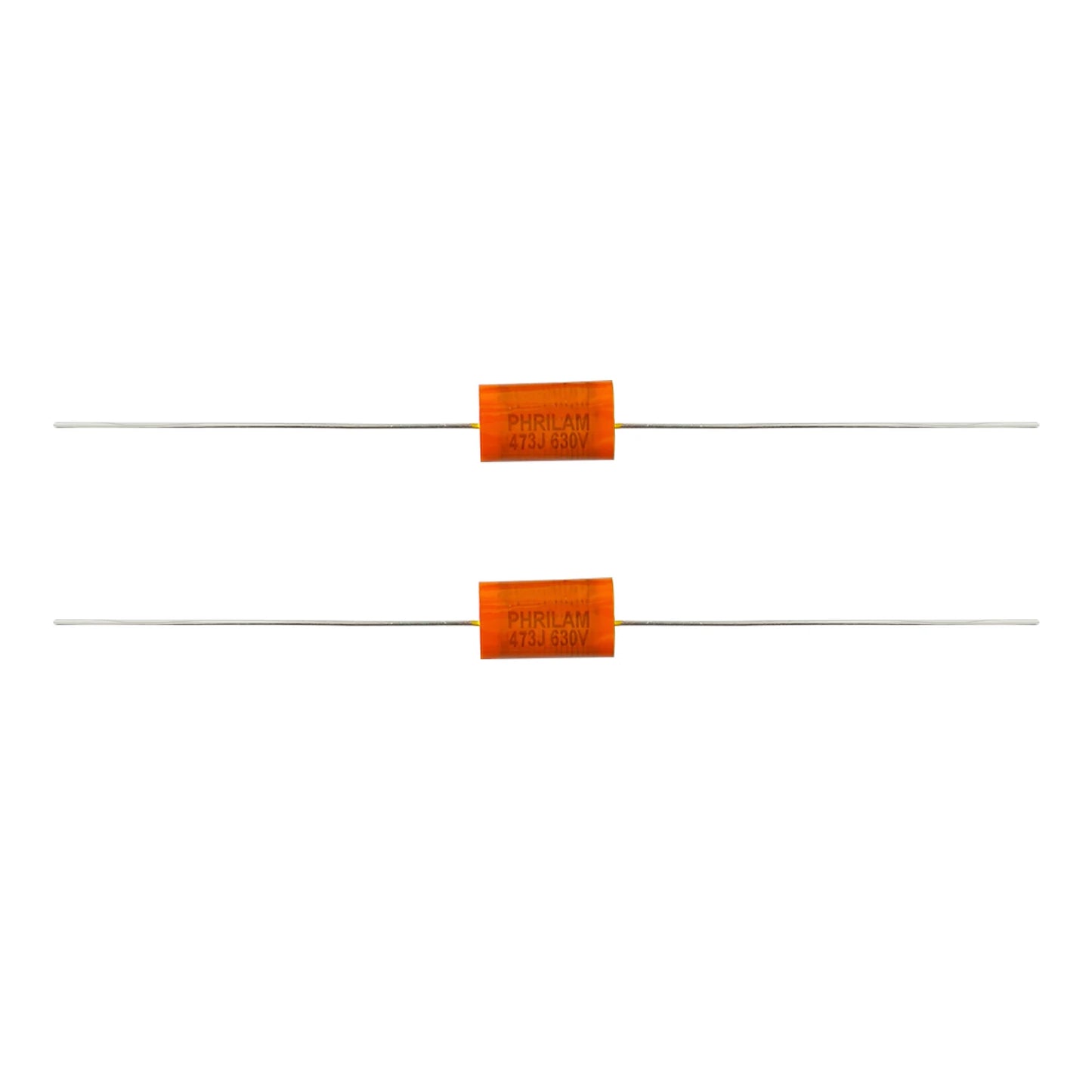 PHRILAM 2pcs Guitar MKP Capacitors Metallized Polyester Film Capacitors 0.023uF/0.047uF 630V