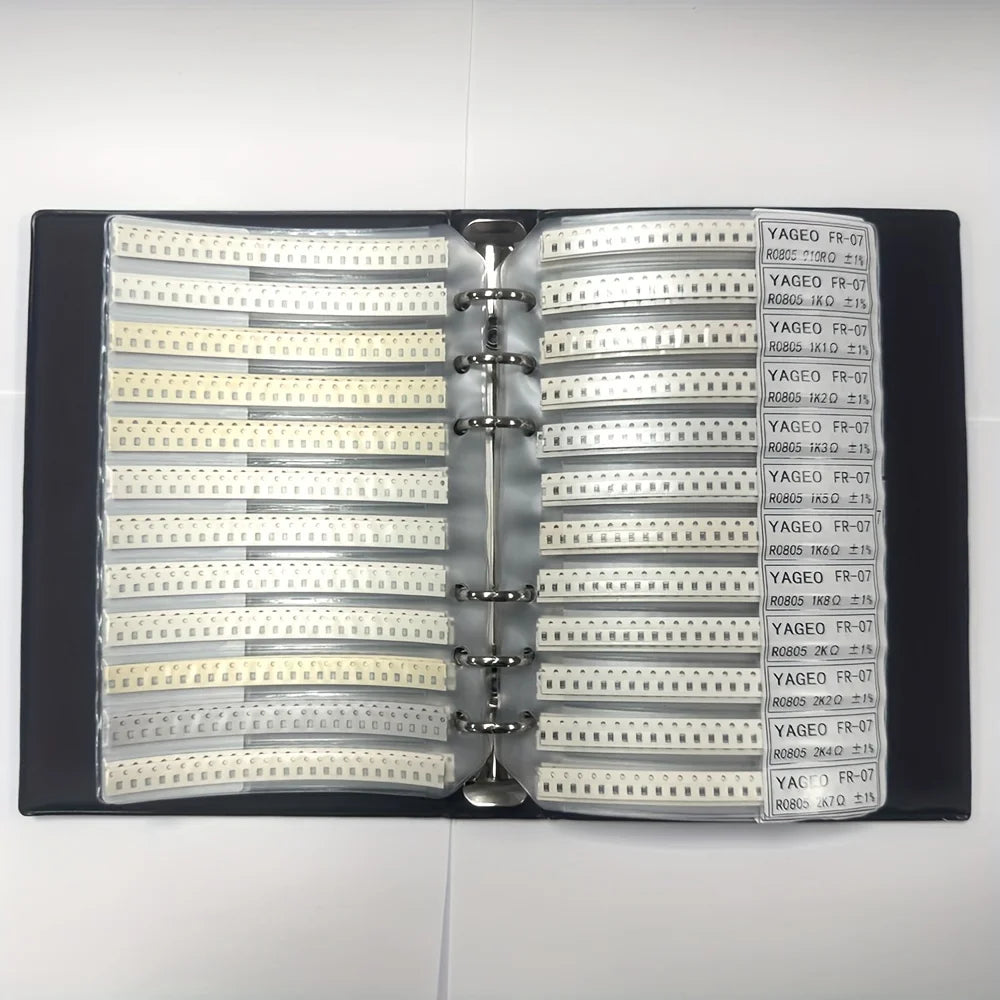 Capacitors Kit SMD Capacitor Sample Book 0201 0402 0603 0805 1206 Chip Assortment Pack 80/90/92values 25 50 pcs