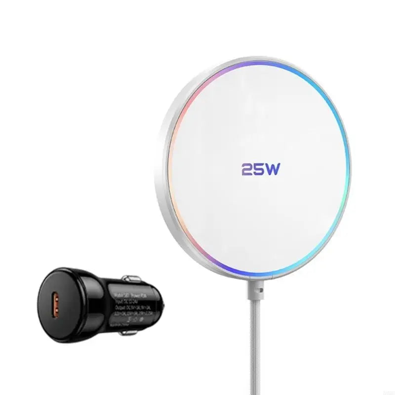 25W Wireless Car Chargers With Car Chargers Adapter For Phone 12 To 17 Series Fast Charging And Secure Hold 896C
