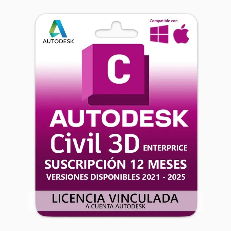 Civil3D Family Pack 2025 Enterprise Genuine Software Activation Email Subscription for Revit 3Dmax in Stock