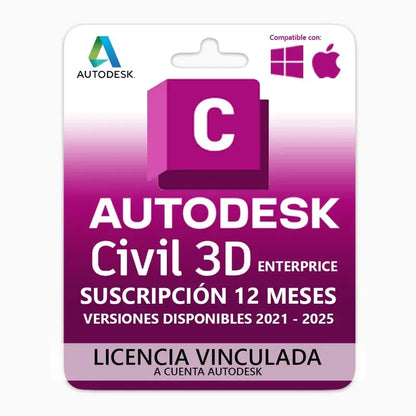 Civil3D Family Pack 2025 Enterprise Genuine Software Activation Email Subscription for Revit 3Dmax in Stock