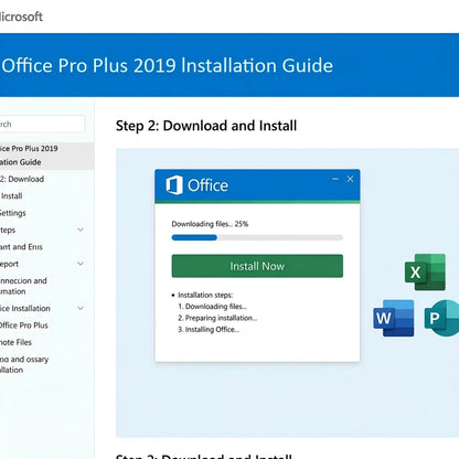 Office 2019 Professional Plus Online Key Retail Version  Multi-language PC Software for 1 Device