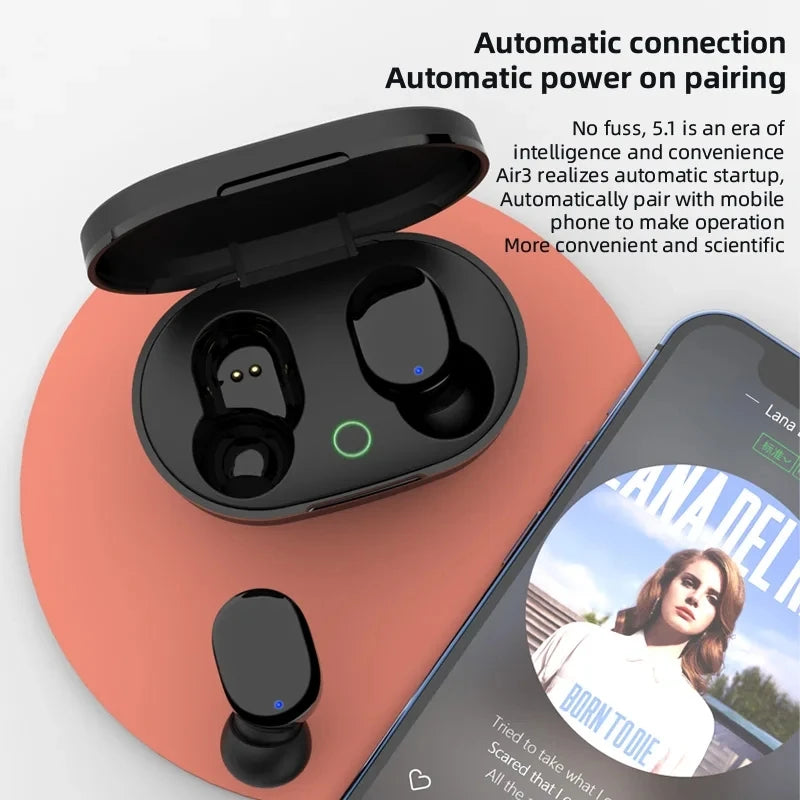 Air3 Tws Wireless Bluetooth Headphones Motion Headphones Remove Mini Headphones from All Smartphones