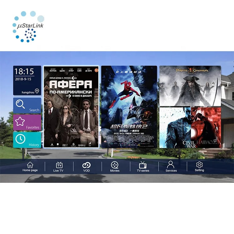 Android LAN for System Software with EPG & Live/VOD Support for Multi-Screen Devices