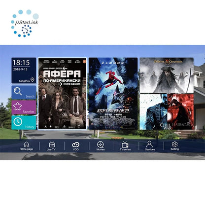 Android LAN for System Software with EPG & Live/VOD Support for Multi-Screen Devices