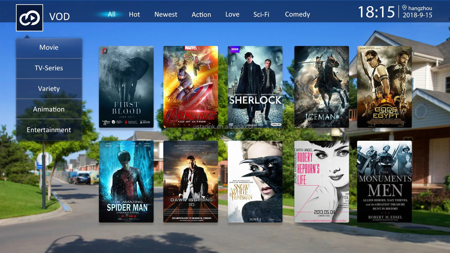 Android LAN for System Software with EPG & Live/VOD Support for Multi-Screen Devices