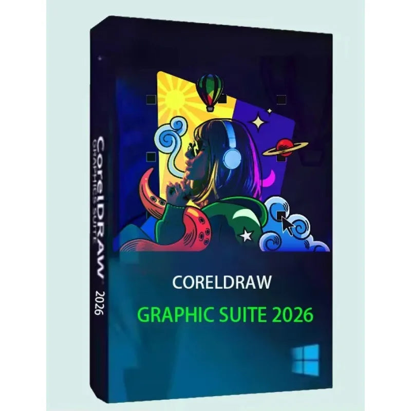 24hours/7 Coreldraw Graphics Suite 2026 Vector Drafting and Design Software Simple Installation Guarantee After-sales Software