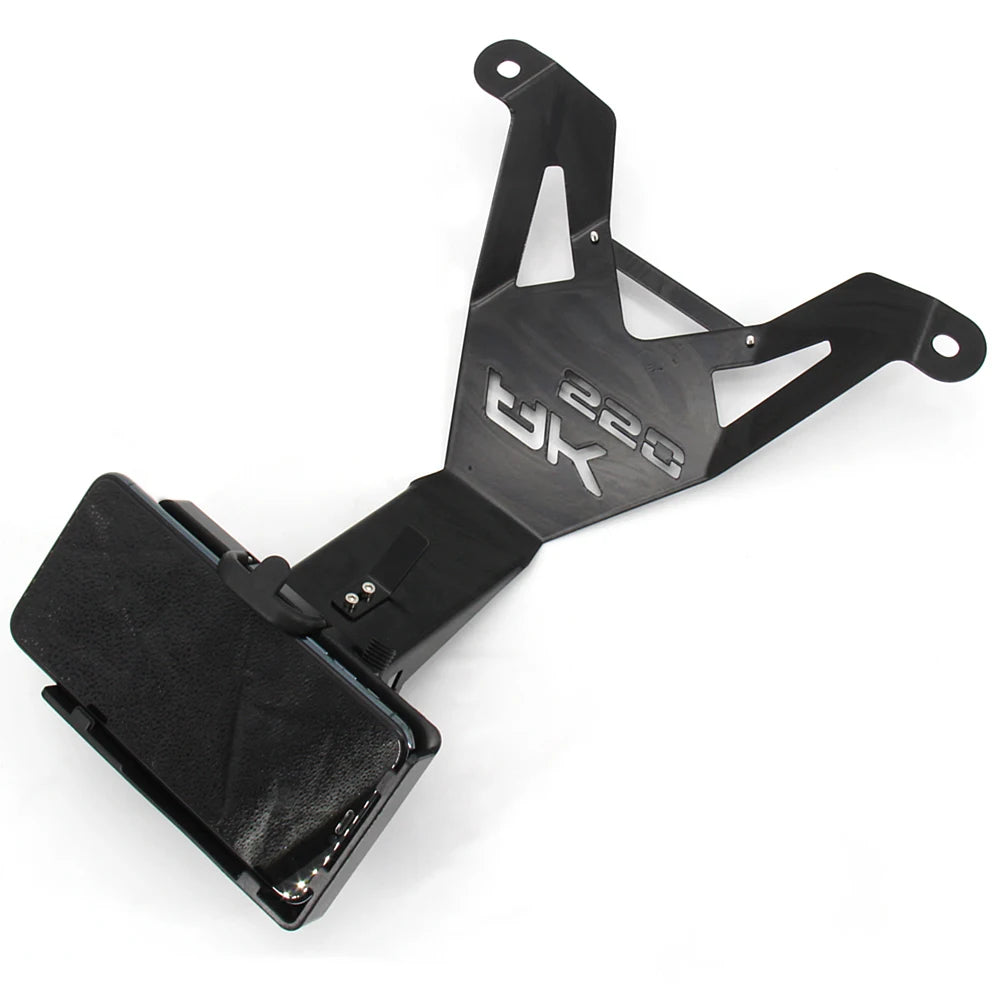 For KYMCO AK550 ak550 AK 550 Motorcycle Accessories Front Mid Navigation Bracket GPS Mobile Phone Charging
