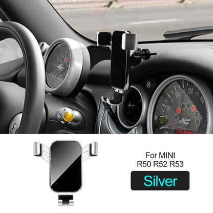 AMBERMILE Car Steering Wheel Mobile Phone Holder for Mini Cooper R50 R52 R53 Accessories Auto Interior Decoration Mount Click