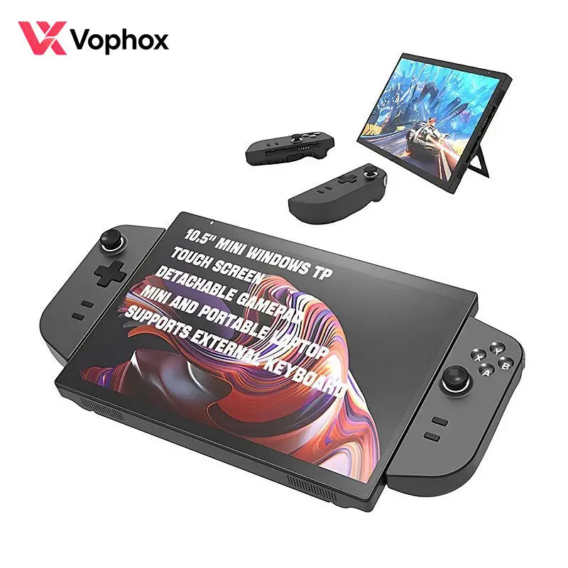 Ready to Ship 3 in 1 Handheld Gaming PC Intel N95 in Stock Fast Shipping 10.5 Inch Touchscreen Tablet Pocket Mini Laptop