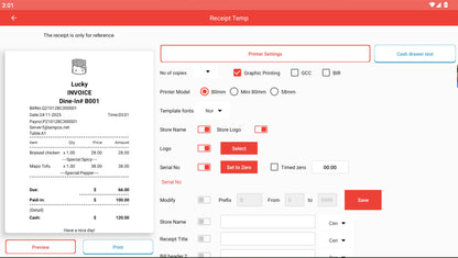 Outstanding POS Usage Catering Management Cloud Software Easy-to-Operate Instantaneous Synchronization Color Style Stock