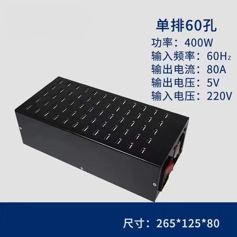 30 40 80 50 60 port usb charger Multifunctional USB Charging Station Dock 80A 5V 400W Universal Mobile Phone Desktop Wall Home
