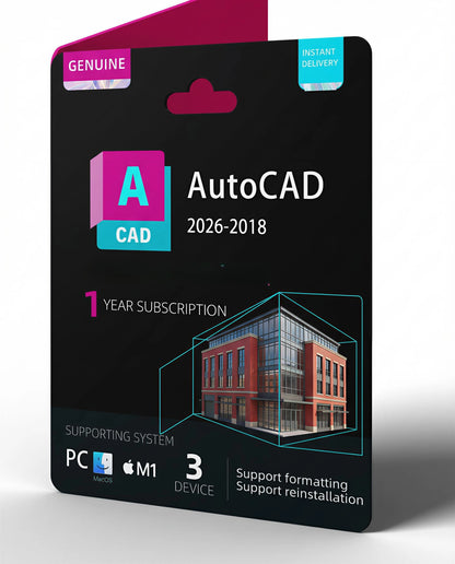 DIGILICEN Customization AutoCAD EDU  Software 1 Year License Subscription DVD Installation for 3PC Drafting Drawing Tool Free Shipping