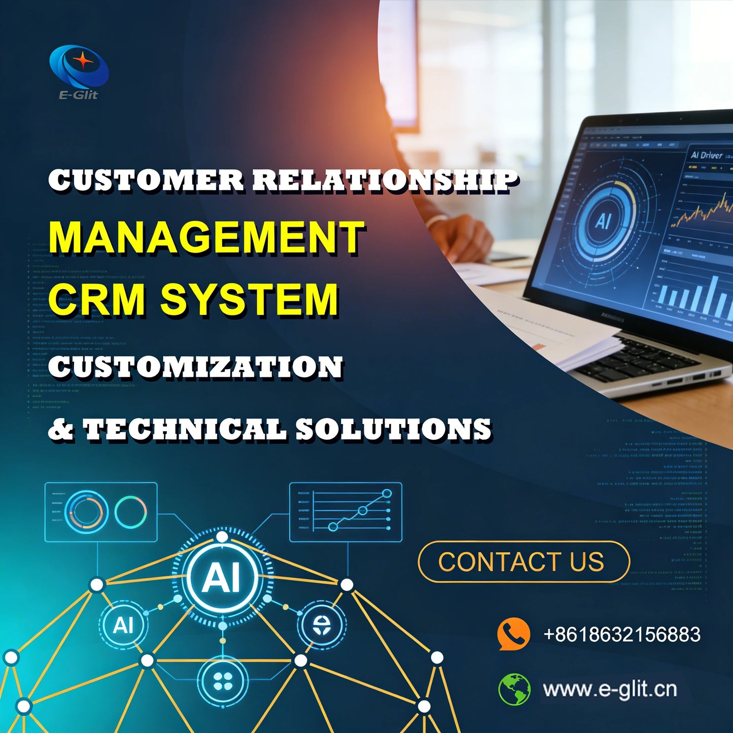 CRM System with Integrated AI Capabilities for Sales Tracking and Customer Relationship Management Linux Compatible in Stock
