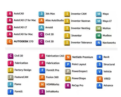 /CAD LT/REVIT  Series of individual software programs Genuine Activation 3 Year