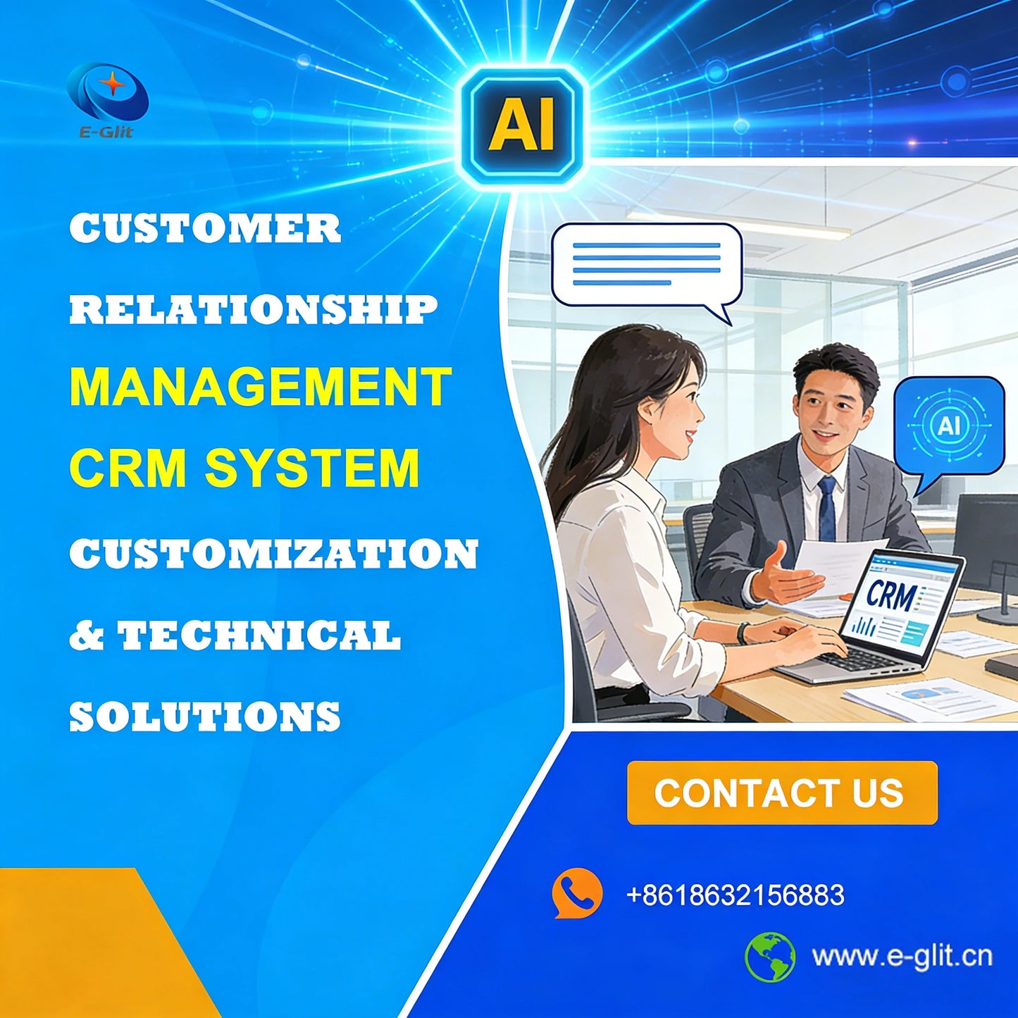 CRM System with Integrated AI Capabilities for Sales Tracking and Customer Relationship Management Linux Compatible in Stock
