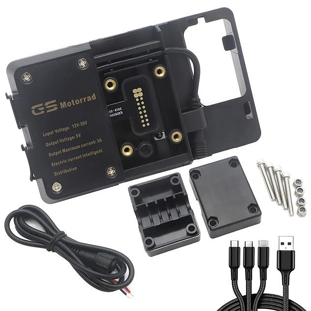 For KYMCO AK550 ak550 AK 550 Motorcycle Accessories Front Mid Navigation Bracket GPS Mobile Phone Charging