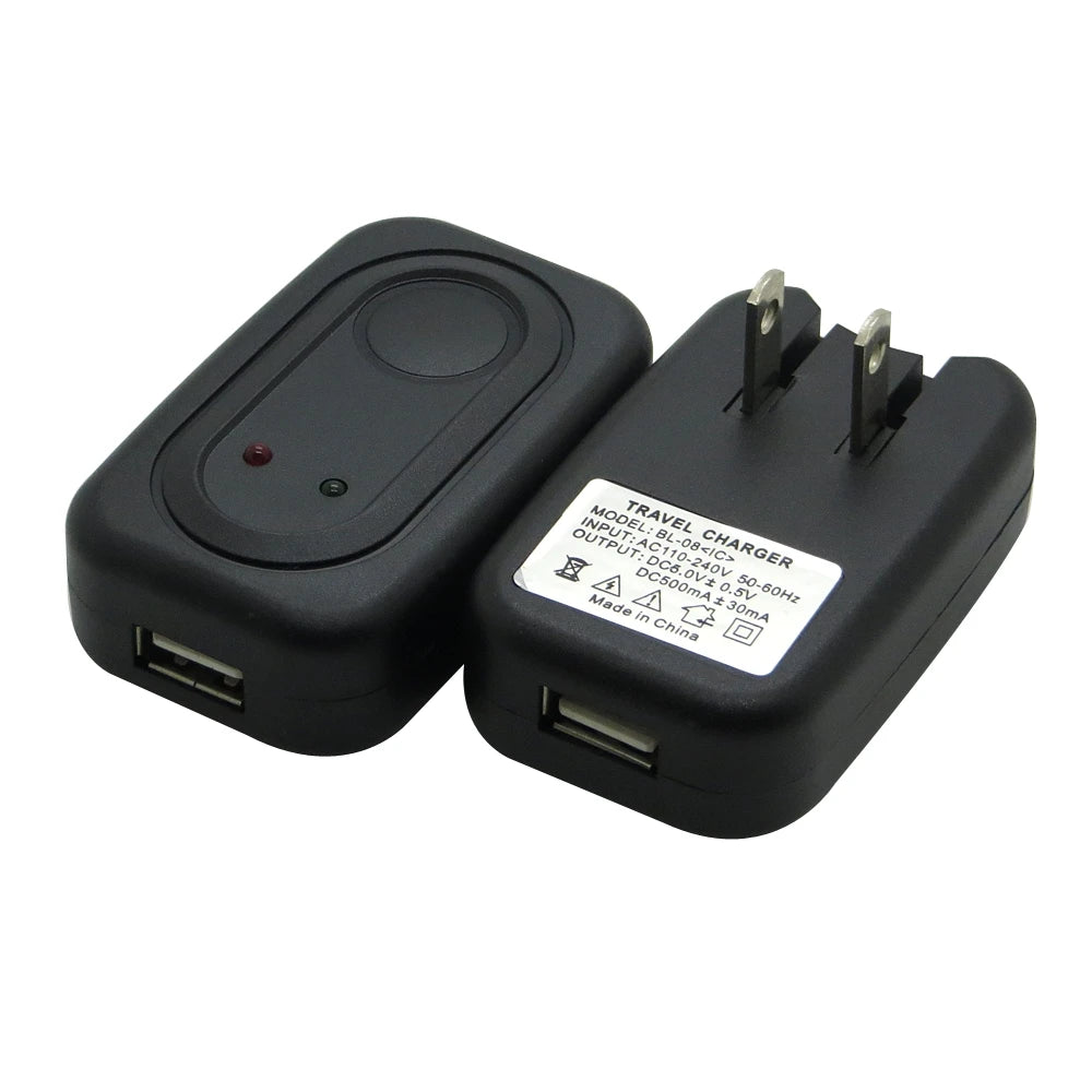 10pcs/lot Foldable 5V/500MA USB AC Wall Charger for Mobile Phone Digital Camera MP3 MP4 PDA US Plug