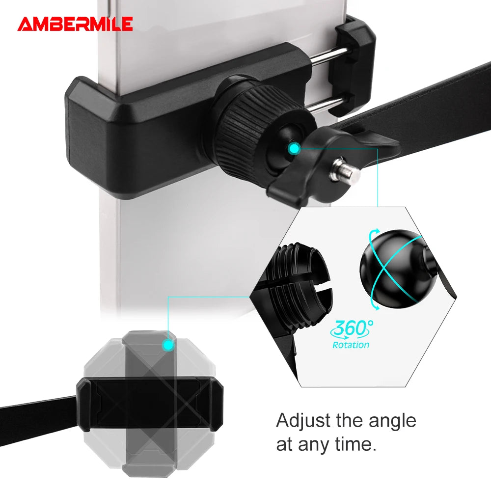 AMBERMILE Car Steering Wheel Mobile Phone Holder for Mini Cooper R50 R52 R53 Accessories Auto Interior Decoration Mount Click