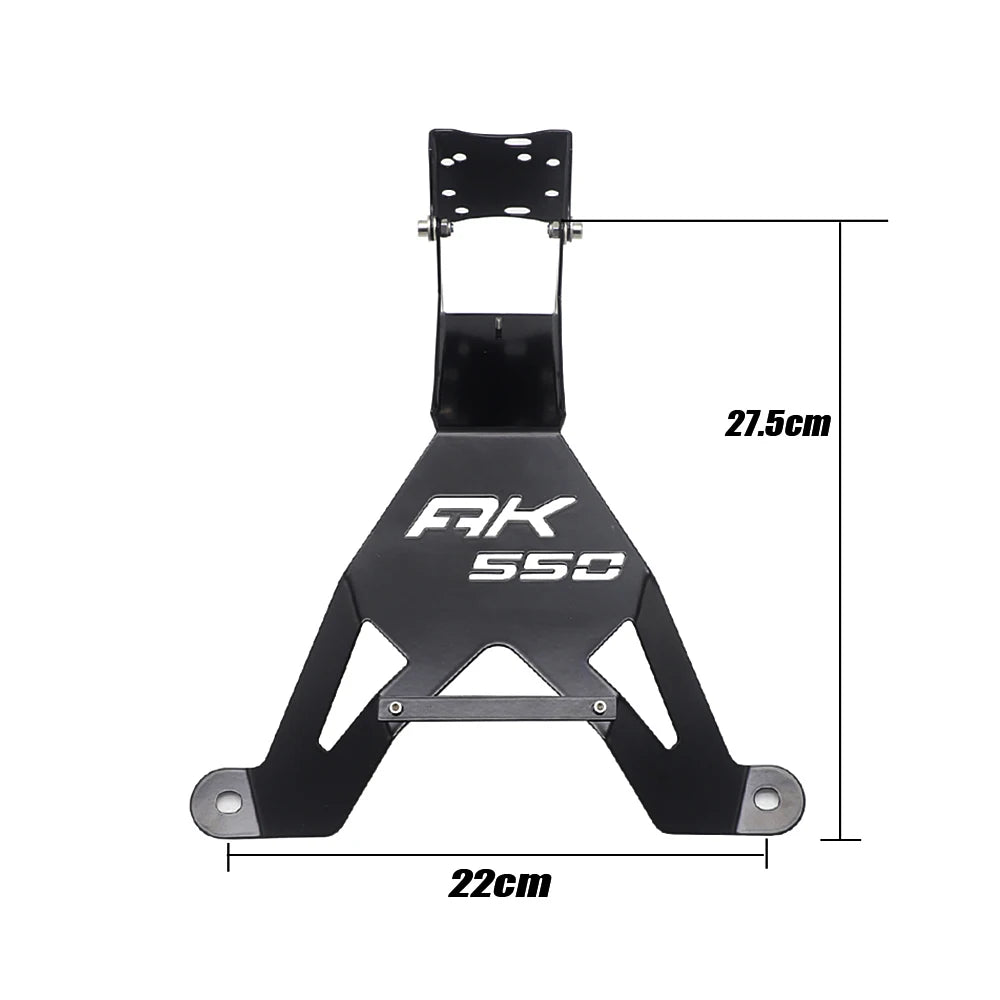For KYMCO AK550 ak550 AK 550 Motorcycle Accessories Front Mid Navigation Bracket GPS Mobile Phone Charging