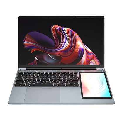 Dual Full HD Business Laptop 15.6" 7" IPS Touch Screens Intel Celeron Quad Core 2.0GHz 90Hz Refresh Rate SSD Win 10/11 216ppi