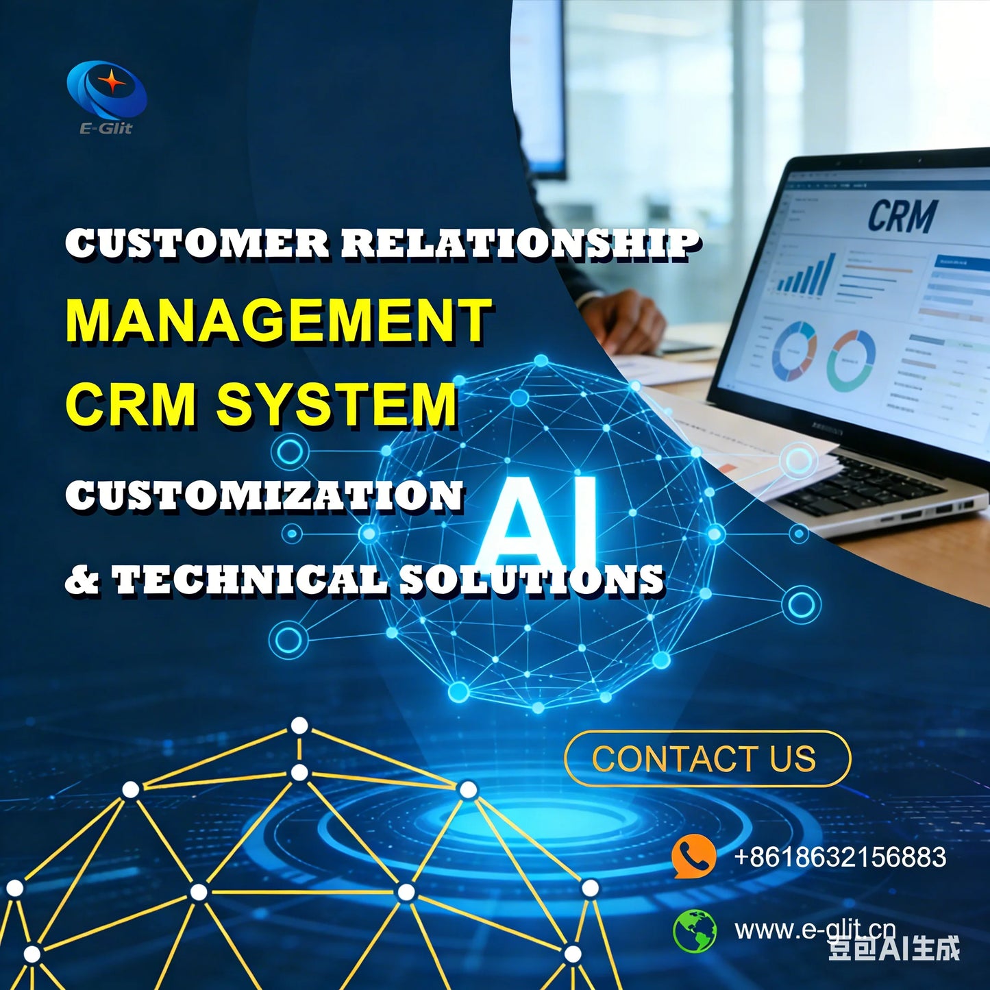 CRM System with Integrated AI Capabilities for Sales Tracking and Customer Relationship Management Linux Compatible in Stock
