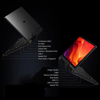 8.8 inch Pocket 4 Handheld Gaming PC with 2TB and AMD