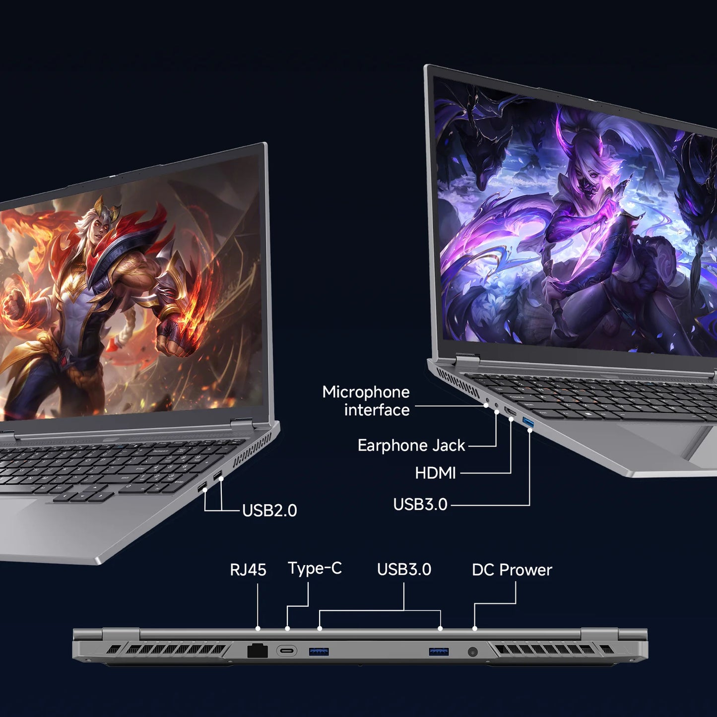 16-inch GDDR5 Intel I7-8750H GTX 1050 Graphics Card Win 11 Pro 4TB SSD 16:10 Custom logo Original Office Software Gaming Laptops