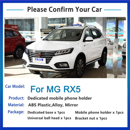 Car Mobile Phone Holder for MG RX5 2016 2017 2018 2019 Telephone Wireless Charging Bracket Air Vent Auto Accessories for Iphone