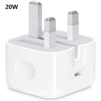 20W/35W/40W Super Charger Set British Standard Wall Charger Support PD Fast Charging Protocol PD/Dual Type-C for iPhone
