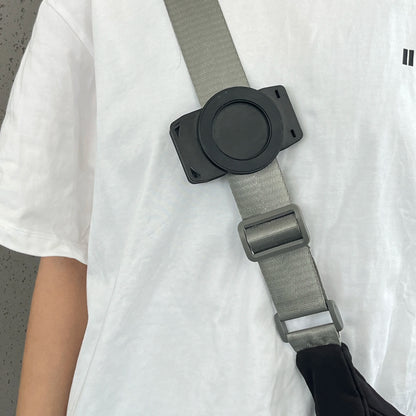Free Hands Magnetic Belt Clip Holder Mobile Phone Holder Backpack Clip Metal Hook Spring Rope For Magsafe iPhone Accessories