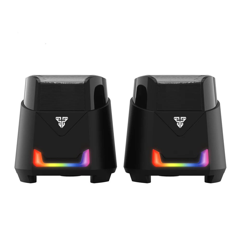 FANTECH HELLSCREAM GS205 Gaming Speakers USB And 3.5MM Plug Mini Wired RGB Speakers for PC LAPTOP Speakers Gamer