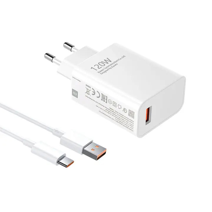 New Original Charger 120W 67W 33W Charger Fast Charge EU Wall Gan Charge Adapter USB Type C Cable For Xiaomi Redmi model