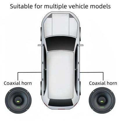 6.5 Inch Speakers Sound for Cars Max 200W Car Speakers Sound System Car Stereo 2-way Coaxial Speakers