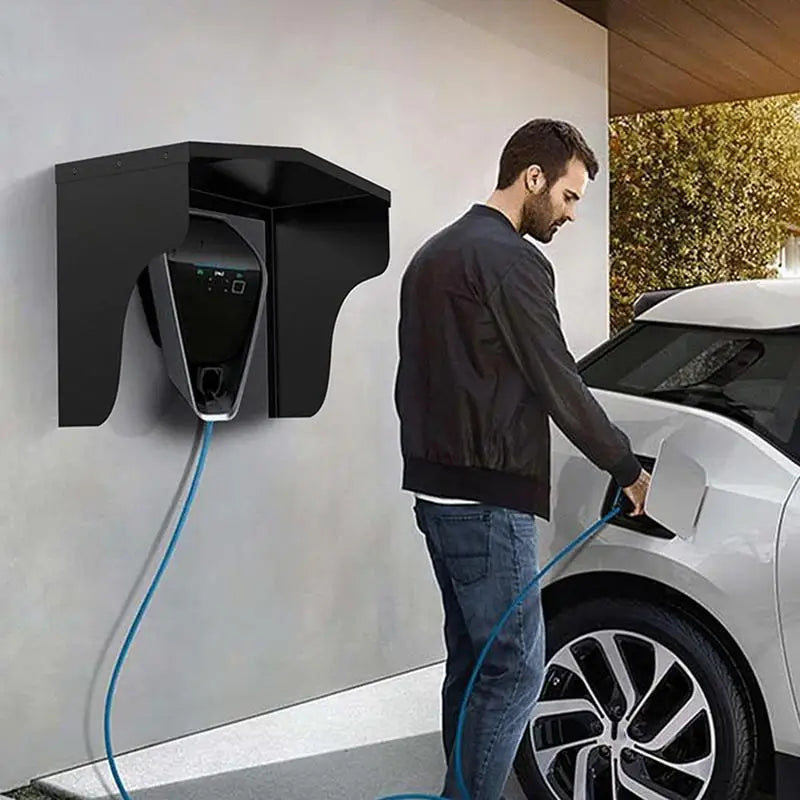 Wall Box Charger Protective Cover Electric Vehicle Charging Station Roof Accessories Electric Vehicle Charging Port Cover