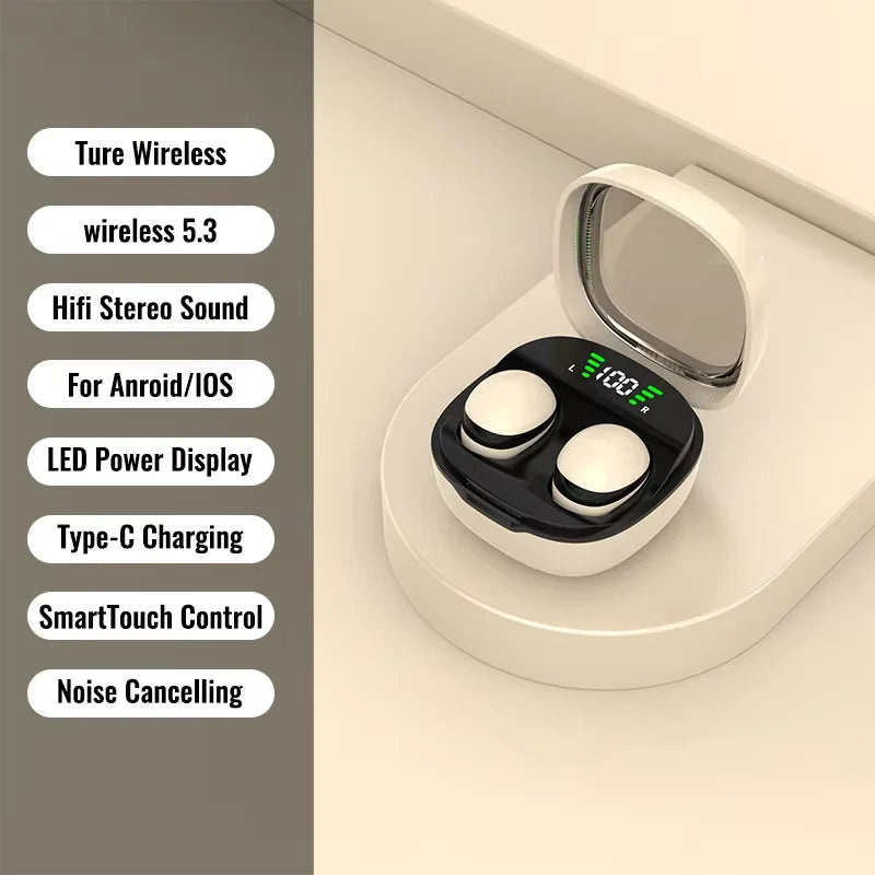 MINI13-Mini wireless headphones, in-ear non-sensory-wearing type, music headphones, sleep headphones, sports headphones