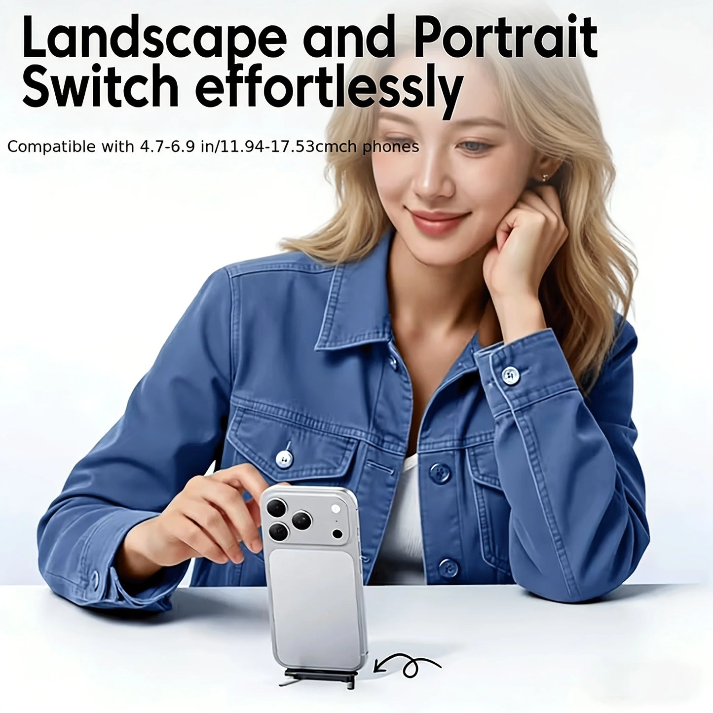 240W USB C Wall Charger with Foldable Stand 2in1 Fast Charging for Phone & Laptop Ergonomic Bracket Holder Stand