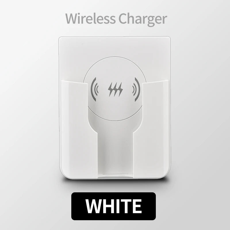 Qi Universal Panel 15W Fast Charging Wall Mount Wireless Charger Flush In-Wall Phone Charger for iPhone / Android