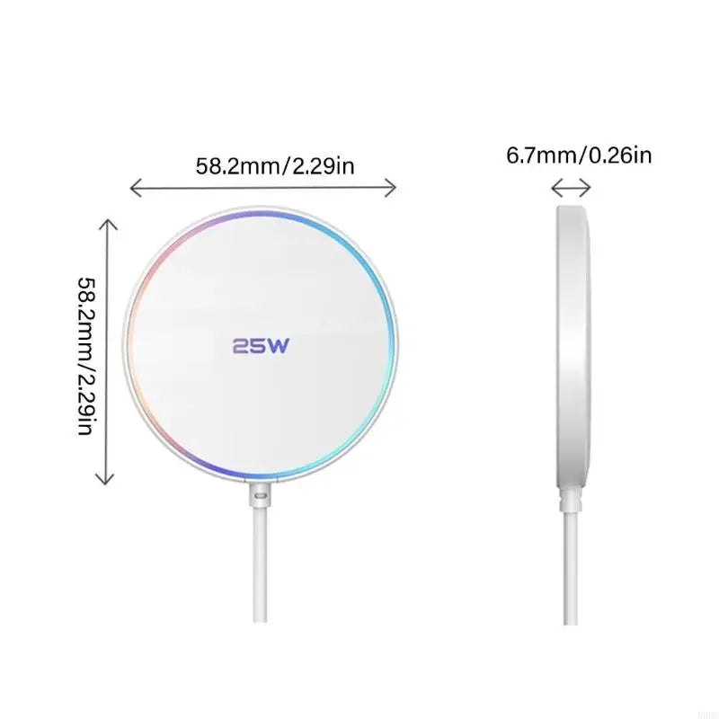 25W Wireless Car Chargers With Car Chargers Adapter For Phone 12 To 17 Series Fast Charging And Secure Hold 896C