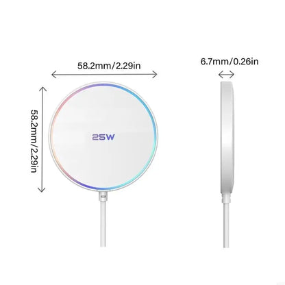 25W Wireless Car Chargers With Car Chargers Adapter For Phone 12 To 17 Series Fast Charging And Secure Hold 896C