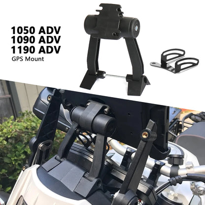 Fit For 1050 1090 1190 ADV Adventure R L Motorcycle Accessorie Black Mobile Phone Holder Stand GPS Navigation Bracket