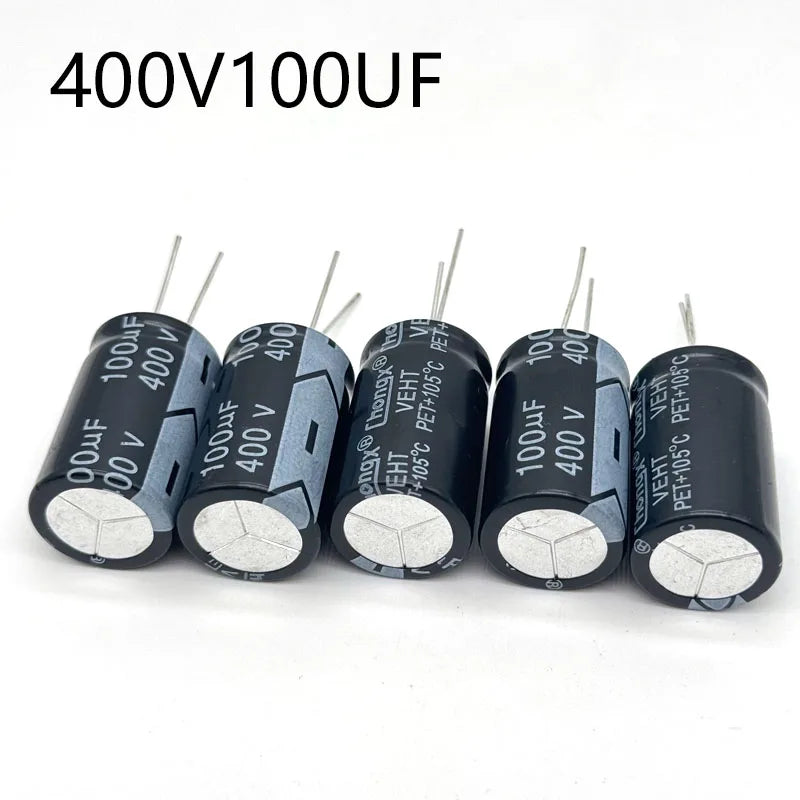5 pcs/lot 400v100UF Volume 18*30 Electrolytic Capacitors 100uf 400v