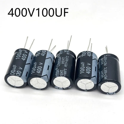 5 pcs/lot 400v100UF Volume 18*30 Electrolytic Capacitors 100uf 400v