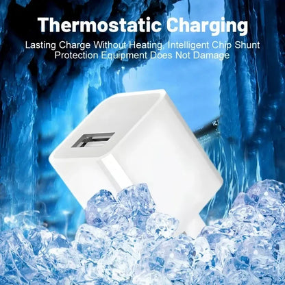 5-1Pcs 5V1A USB Wall Charger Adapter Fast Charging for IPhone 14 13 12 11 Pro Max XR XS X 8 7 6 Plus IPad Travel Adapter US Plug