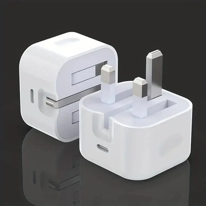 20W/35W/40W Super Charger Set British Standard Wall Charger Support PD Fast Charging Protocol PD/Dual Type-C for iPhone