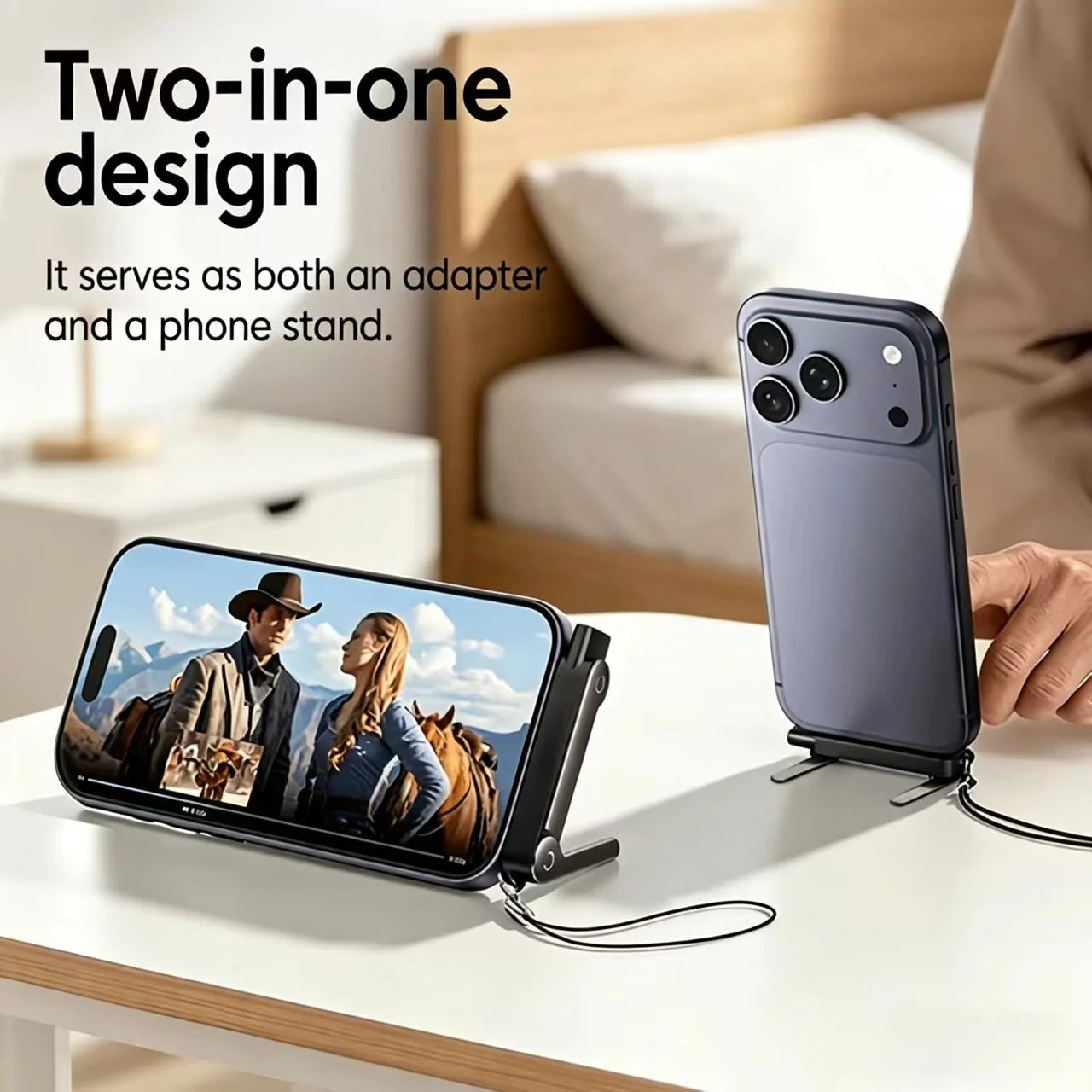 240W USB C Wall Charger with Foldable Stand 2in1 Fast Charging for Phone & Laptop Ergonomic Bracket Holder Stand