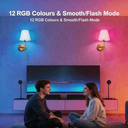 Wireless battery powered wall lamp rechargeable wall lamp dimmable detachable bulb remote control 10 color wireless wall lamp