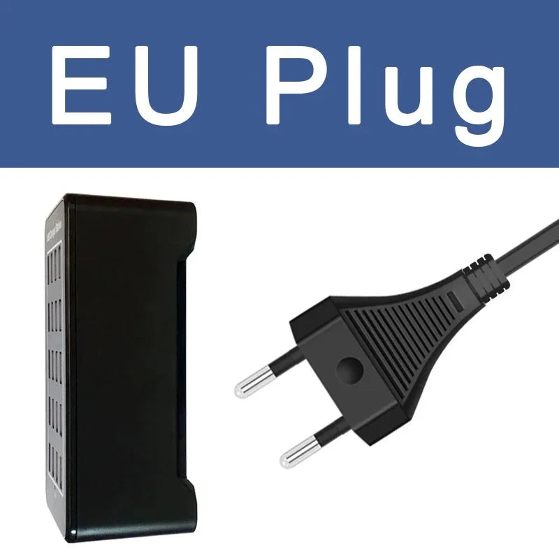 USB Charger 10/20/25/30 Ports HUB 150W Universal Wall Desktop Fast Charging Station Dock for Mobile Phone Power Adapter