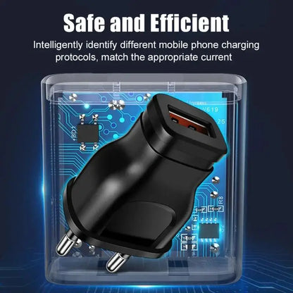 Mobile Phone Chargers AC 5V 1A USB Charger Mini Power Adapter Travel Wall Charger US EU Plug For iPhone Huawei Realme Redmi OPPO