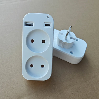 Wall Outlet USB plug adapter double Socket for phone charge Double USB Port 5V 2A Usb Indicator light